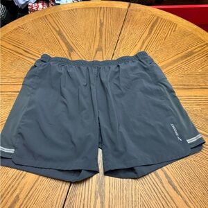 Brooks Men's Dark Gray Athletic Running Shorts